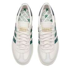 Adidas Originals 男女同款休閒鞋 HANDBALL SPEZIAL 低筒休閒鞋 復古板鞋 舒適透氣運動鞋 - 粉紅白/森林綠/深靛藍 - 查看 6