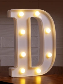 1 件 21.8 厘米/8.58 英寸高节日和派对灯饰，户外圣诞装饰灯，LED 灯，数字 0-9，字母 A-Z，圣诞装饰数字灯，节日配件，婚礼生日派对用品，房间场景装饰 - 暖白色 - 查看 15