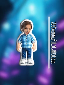 Almohada mini personalizada - Cojín con forma humanizada única con rostro personalizado, de poliéster y colores tejidos mezclados - Regalo ideal para parejas, cojines decorativos