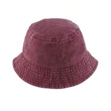 Sombrero cubo oversize lavado para hombres y mujeres, sombrero de playa de verano ligero de poliéster empaquetable, sombrero retro para exteriores