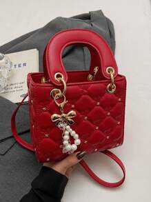 Dedoo Small And Niche High-End Daifei Handbag For Women 2025 Fashionable New Diamond Grid Handbag, Shoulder Crossbody Bag, Christmas Gift, Travel Party Travel