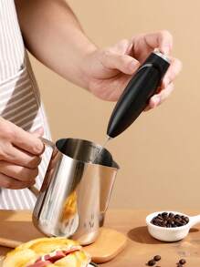 Electric Hand Mixer For Eggs, Handheld Milk Frother Whisk For Home Baking, Mini Milk Cream Mixer - Multicolor - View 1