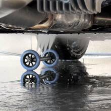 RIDGE WASHER Pressure Washer Undercarriage Cleaner, 16 Inch Undercarriage Washer, Hydraulic Powered Under Car Cleaner With Straight Extension Wand, 4000 PSI