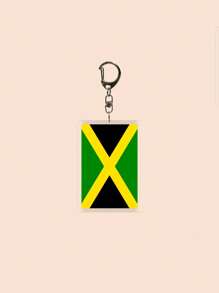 1/6个亚克力旗帜钥匙扣，休闲中美洲；南美洲和北美洲旗帜包饰，萨尔瓦多；危地马拉；多米尼加；牙买加；海地；哥伦比亚，粉丝纪念品，汽车背包挂件，学校字母汽车配件，可爱哥特Y2K万圣节配件，教师节圣诞节礼物创意，包包配件，带证件夹的挂绳，汽车配件，包饰，汽车配件，朋友姐妹 - 彩色 - 查看 4