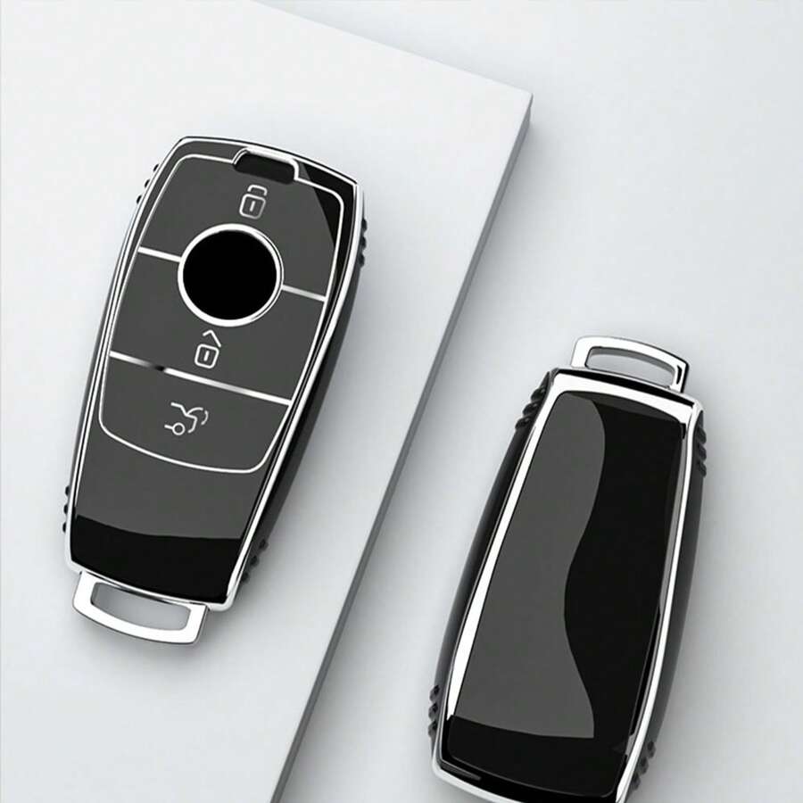 全新时尚 TPU 汽车钥匙壳 适用于梅赛德斯奔驰 A C E S G 级 GLC CLE CLA GLB GLS W177 W205 W213 W222 X167 AMG - 均碼 - 查看 1