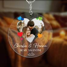 Cadeaux de couple personnalisés avec photo et texte, porte-clés de couple personnalisé avec photo, cadeau pour lui, cadeau pour elle, cadeaux pour épouse, cadeaux pour mari, cadeaux de la Saint-Valentin, cadeaux de couple