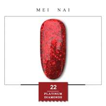 Esmalte de uñas de platino con diamantes Miss Comoy de 15ML, nuevo modelo popular de 2025, el tamaño de los destellos de purpurina hace un degradado de color brillante, se necesita lámpara de secado de luz ultravioleta, manualidades de uñas, pegamento de uñas comúnmente usado en salones de uñas