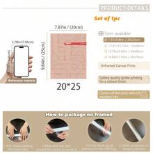 1pc, Canvas Hanging Painting, Framed Decorative Painting, Poster, Wall Art, Bauhaus Style Geometric Wall Art Print - Modern Red Abstract Canvas Poster For Home And Office Decoration Gifts Birthday Graduation