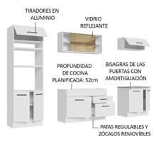 Cocina Integral Completa Modular Madesa Agata 270cm Color Blanco 03 - Blanco - Ver 4