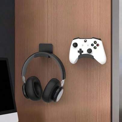 1 Giá đỡ tai nghe - Móc tai nghe chơi game dính, Móc treo tường để bàn đa năng, phù hợp với hầu hết các loại tai nghe/bộ điều khiển