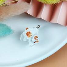 10pcs Asymmetrical Popcorn Shape Resin Pendants, DIY Earrings Necklace Keychain Jewelry Making Materials - Multicolor - View 3