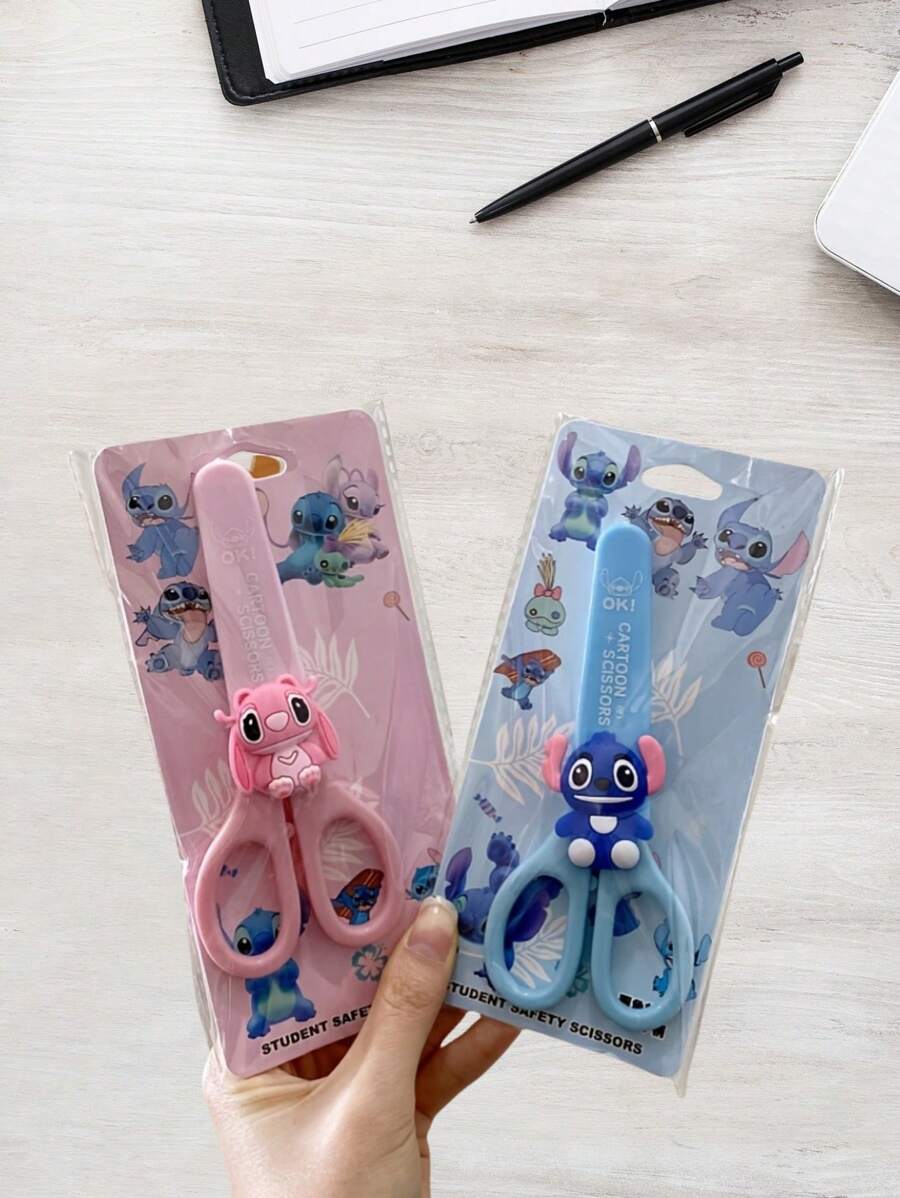 Disney 1pc Disney Stitch Design Scissors With Protective Cover, 3D ...