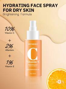 HEMEIEL Vitamin C & Collagen Moisturizing And Brightening Facial Spray,Repairs Dry Skin,Vitamin C & Collagen Face Toner For Relieves Redness And Itching Due To Dryness