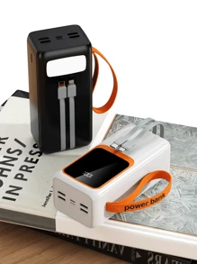 Portable Charger Power Bank 30000mah PD 66W Fast Charging - trắng - Xem 1
