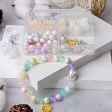 约 84/90/80/225/55/90/240/70 件手链制作彩色珠子友谊手链情人节派对装饰项链手链浪漫 - 彩色 - 查看 9