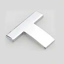 Zinc Alloy, Solid Metal Letters, Car 3D Letters, Car Stickers, English Letters, Car Logos, Alphanumerics - Silver - View 12