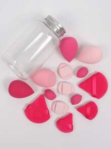 Qinglang 14-Piece Makeup Sponge Set With Storage Tube, Multi-Functional Beauty Tools For Blending BB Cream, Foundation, Powder, Concealer, Blush, Eyeshadow. Latex-Free, Expands In Water, Suitable For All Skin Types.,Makeup,Cheap,Room Decor,Vanity,Travel,Bedroom,Makeup Accessories,Puff,Makeup Blender,Powder Puff,Makeup Sponge,Cheap,Stocking Stuffers,Makeup,Makeup Tools,Cheap Stuff,Gifts,Gifts For Women,Christmas Gifts - Multicolor - View 11