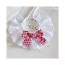 1 件可爱猫项圈、宠物围巾头巾、狗围兜、宠物配饰、格子领结围巾、公主风格 - 彩色 - 查看 8