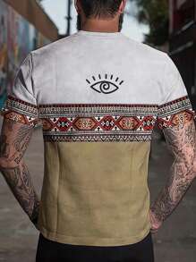 2025 Spring/Summer Popular Graphic Tee With World Apparel Print