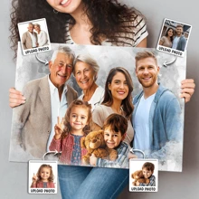 Catygift 定制照片帆布海报 - 婚礼、亲朋好友美好回忆的完美纪念 - 定制墙面艺术装饰，馈赠亲友的理想礼物，多功能、装饰性强、防霉，适用于浴室、客厅、卧室、办公室、茶室、学校、家居，适合周年纪念、生日、婚礼、毕业典礼、乔迁之喜、卧室焕新等场合，定制墙面艺术，复古风格，营造温馨氛围，秋季装饰，客厅家居装饰 - As Shown - 查看 18