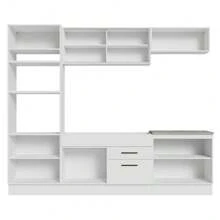 Cocina Integral Completa Modular Madesa Agata 270cm Color Blanco 03 - Blanco - Ver 10