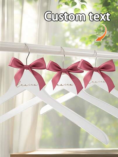 Custom Wedding Hangers For Bride And Groom - Engraved Keepsake, Unique Bridal Gift, Personalized Coat Hanger, Bespoke Wedding Day Hangers, Bridal Keepsake, Colorful, Cute, Adorable, Funny, Kawaii, Y2K, Stylish, Unisex, Casual, Custom, Personalized, Unique, Customized, Ideal Gifts For Him, Ideal Gifts For Her, Her, Boyfriend, Girlfriend, Family, Friends, Apparel Accessories, Chic Autumn