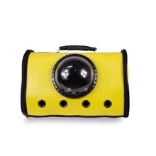 Transportadora bandolera con Capsula de Viaje para Mascota forro tipo piel