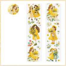 2m PET Decorative Tape, Multipurpose Decorative Sticker, Cute Summer Girls Tape - Multicolor - View 13