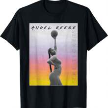 Camiseta oficial de mercancía de Angel Reese - Negro - Ver 1