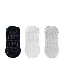 3/5/8 Pairs Of Yoga Fitness Sports Colorful Socks Women's Pilates Mesh Breathable Non-Slip Grip Socks For Dance Yoga Fitness Running
