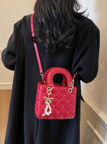 Dedoo Small And Niche High-End Daifei Handbag For Women 2025 Fashionable New Diamond Grid Handbag, Shoulder Crossbody Bag, Christmas Gift, Travel Party Travel