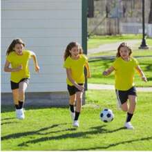 Don Calcetin 6 Pares Calceta Deportiva Antiderrapante Niño Niña Deportes - Negro - Ver 3