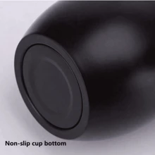 1pc Watersy Beer Mug, 12oz/350ml Powder Coated Wine Glass With Press Lid, Handleless Insulated Wine Tumbler, Double Wall Stainless Steel Travel Cup For Cold/Hot Drinks, Wine, Coffee, Cocktails, Back To School, Water Bottle