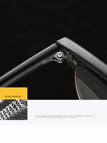 1 副男女通用 PC 半框纯色透明眼镜，时尚透明镜片，适合日常办公和阅读 - 無色 - 查看 7