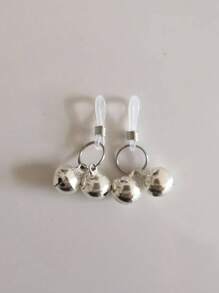 1 Pair Exquisite And Fashionable Sexy Nipple Ring, Non-Piercing Women's Body Jewelry, European And American Adjustable Multifunctional Body Clamps, Suitable For Daily And Holiday Wear, A Perfect Gift For Family And Friends