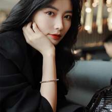 Simple Open Bangle Bracelet, Suitable For Daily Wear - Gold. Open Bracelet - View 9