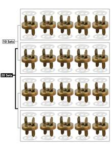 10/20 Sets de 14mm Broches magnéticos a presión, Botones de punto, Juegos de broches para coser, Manualidades, Bolsos, Bolsas, Ropa, Cierres magnéticos para bolsos, Coser broches magnéticos a presión para manualidades DIY