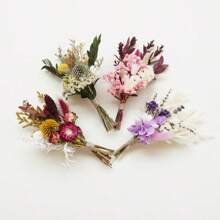 Mini profumo di fiori secchi, profumo da centro tavola per matrimonio bohémien, profumo di boccioli di fiori in bottiglia, regali, decorazioni per la casa, mini profumo di pampas per compleanni, lauree, autunno e decorazioni autunnali