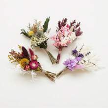 Mini profumo di fiori secchi, profumo da centro tavola per matrimonio bohémien, profumo di boccioli di fiori in bottiglia, regali, decorazioni per la casa, mini profumo di pampas per compleanni, lauree, autunno e decorazioni autunnali