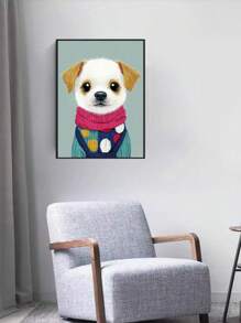 1pc DIY Diamond Painting Rhinestone Embroidery Animals Dogs Home Decor Full Drill 11.8*15.7in