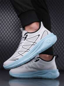 New Breathable Running Shoes, Non-Slip Casual Sports Sneakers, Lightweight Men's Shoes Providing More Comfortable Wearing Experience, Suitable For Any Occasion