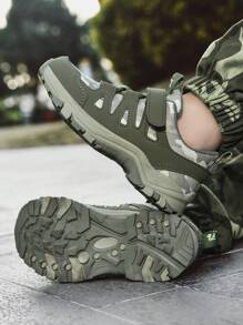Boys Camouflage Sports Shoes New Slip-Resistant Outdoor Casual Hiking Shoes, Training Shoes For Kids, Suitable For All Seasons