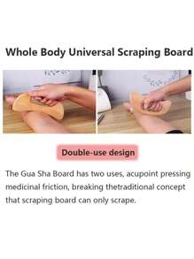 Wooden Gua Tool Scraping Board Massage Tool Guasha Massage Board Gua Scraper Body Massage Therapy Tool,Gua Sha,Lymphatic Drainage,Cellulite,Back Scratchers,School,Back To School,Travel,Travel Essentials,Home Essentials,Spa,Massage Tool,Massage,Massager,Spa