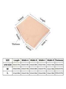 2 件装肤色隐形缓解脚掌疼痛垫，适用于女士高跟鞋，带柔软硅胶凝胶，适用于女士男士运动鞋、休闲鞋