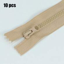 10 件装 3# 树脂闭口拉链 衣服口袋 笔袋 包包 衣领短拉链 DIY 缝纫工具 - 3#樹脂拉鍊 - 查看 11