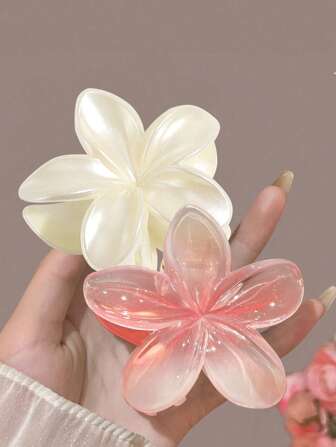 2 st/set rosa vita lila ombre hibiskusblomma stora hårspännen i plast, eleganta och mångsidiga, lämpliga för vardag, fest, arbete, resor för kvinnor, rosa accessoarer, håraccessoarer för kvinnor, hårverktyg, skönhetsaccessoarer, lockiga håraccessoarer, håraccessoar, höst, resor, hårverktyg, accessoarer kvinnor, hårsaker, höst, håraccessoarer för kvinnor, resor, håraccessoarer, accessoarer kvinnor, håraccessoar, håraccessoarer kvinnor, hårverktyg, hårsaker, saker, skönhetsaccessoarer, presenter, resor, presenter till kvinnor, hårsaker, strumpor