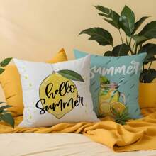 Lato Nowa Świeża Mała Poszewka na Poduszkę Cyfrowy Druk Wakacyjny Dom Salon Sofa Poszewka na Poduszkę Poszewka na Poduszkę
