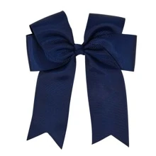 1 pieza Pinza de pelo con lazo personalizada para niñas, lazo de animadora con nombre impreso, lazos de pelo personalizados para porristas, pinza de pelo con moño adorable, adecuada para decoración diaria del cabello, regalo para niñas, multifuncional, ornamental, letra, elegante, moderna, colorida, adorable, casual, personalizada, única, regalo ideal para él, regalo ideal para ella
