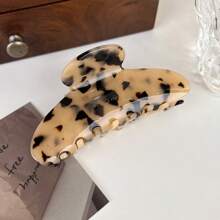 1 件装时尚醋酸纤维豹纹发爪优雅女士发夹发夹