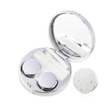 XIANG YU Contact Lenses Companion Cases Portable Marble Contact Lens Cases Doublet Boxes Plastic Multi-Color Glasses Cases Eye Contacts Contact Lenses For Eyes Colored Contactsmakeup